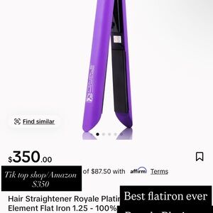 Purple Hair Straightener